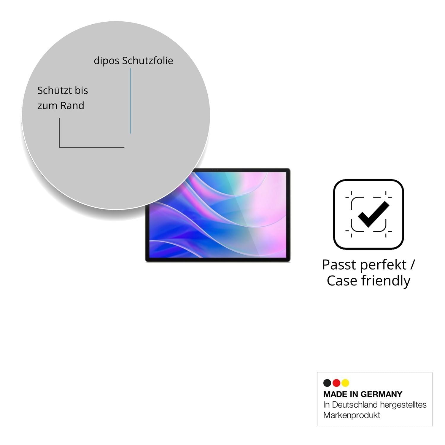 2x 9H Schutzfolie für Acer Iconia A16 Panzerfolie (6)