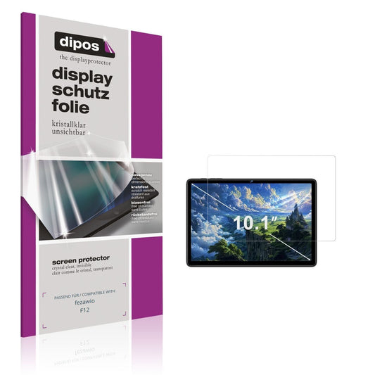 2x Schutzfolie klar für fezawio F12 Display-Schutz (1)