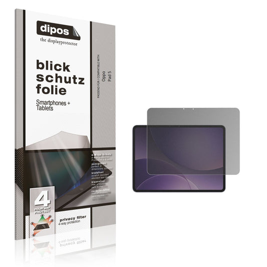 Blickschutzfolie für Oppo Pad 5 matt Schutzfolie P (1)