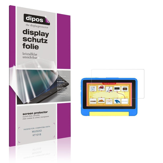 2x Schutzfolie klar für MUISOO KT1018 Display-Schu (1)