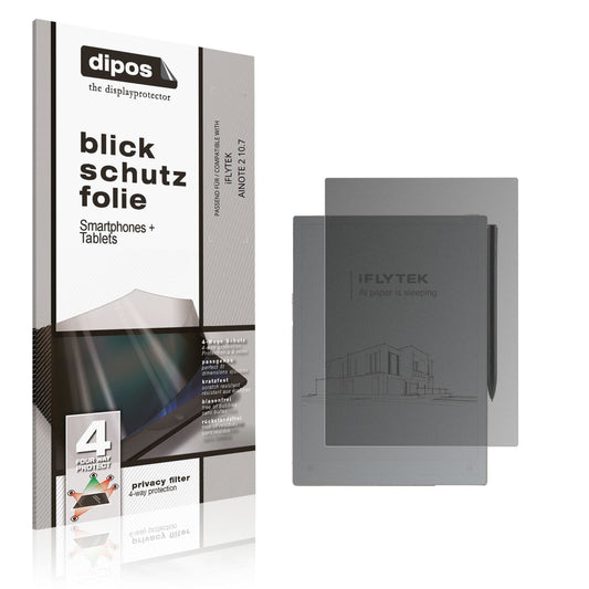 Blickschutzfolie für iFLYTEK AINOTE 2 10.7 matt Sc (1)
