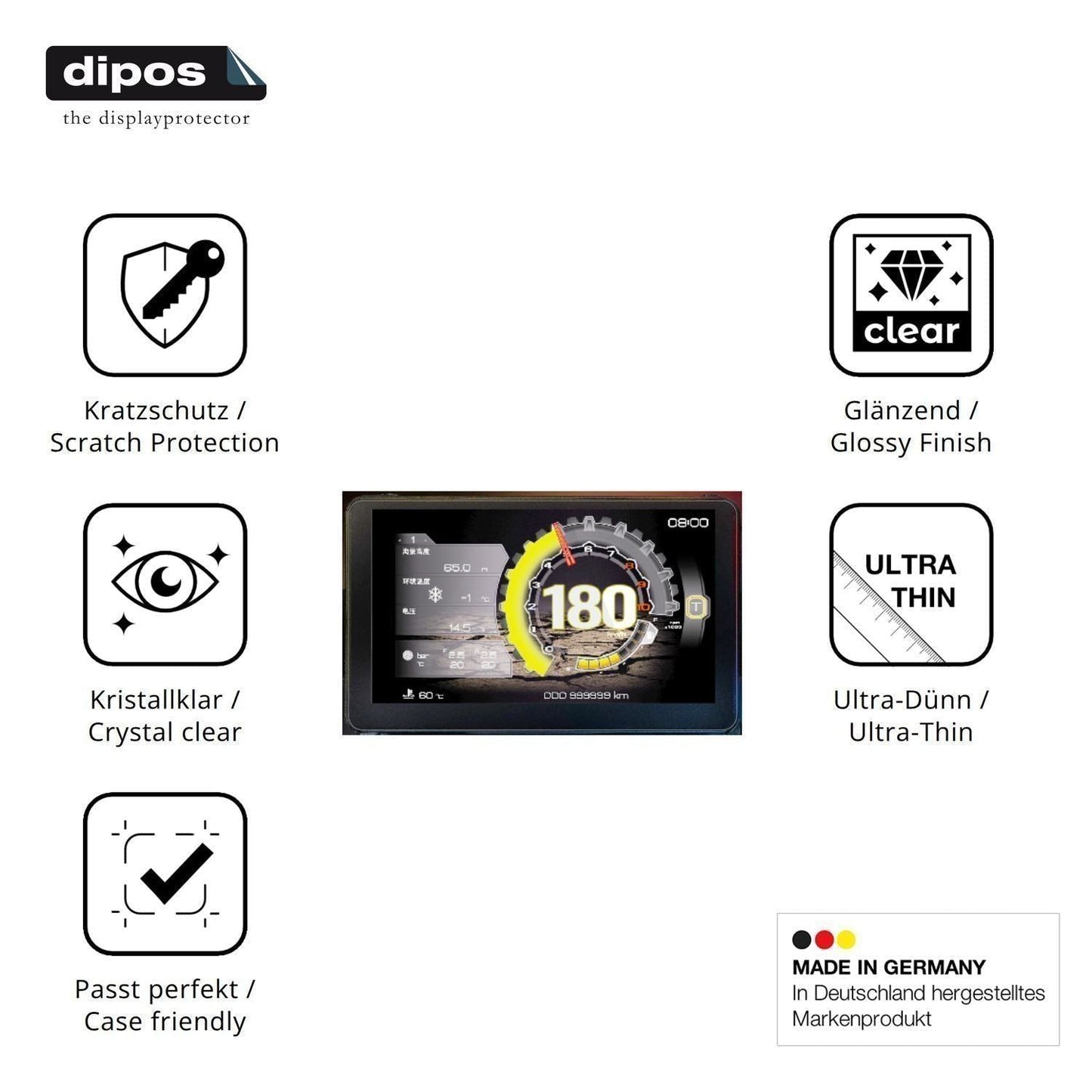 2x Schutzfolie klar für Zontes 368G 2025 Display-S (7)