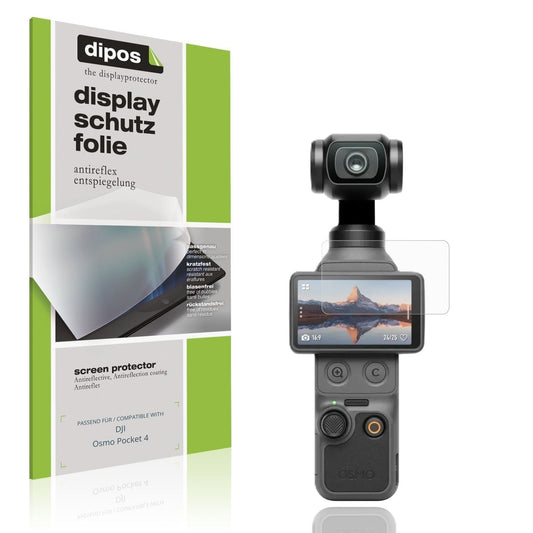 4x Schutzfolie matt für DJI Osmo Pocket 4 Display- (1)