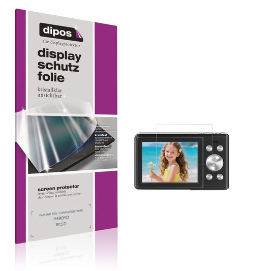4x Schutzfolie klar für HERBYD B15D Display-Schutz (1)
