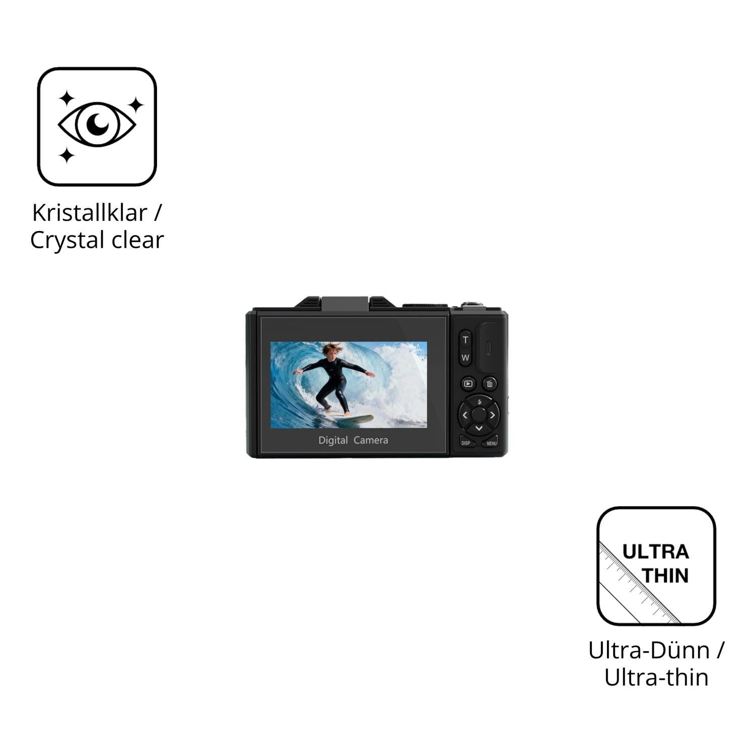 4x Schutzfolie klar für EYEPICK WD08-5K Display-Sc (5)