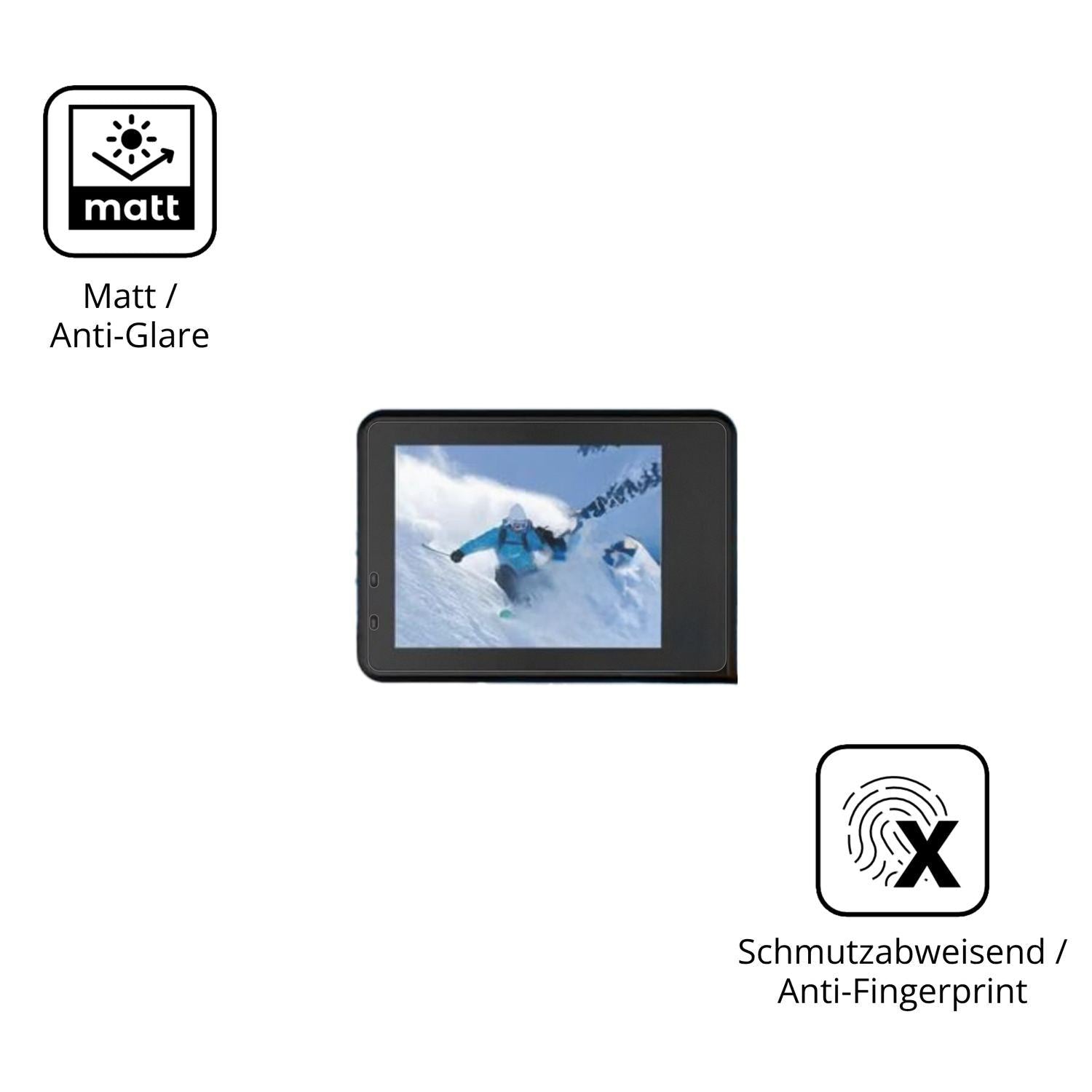4x Schutzfolie matt für SWZEC pixgofun 5K Display- (5)
