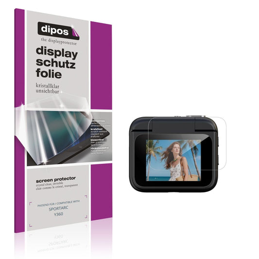 4x Schutzfolie klar für SPORTARC Y360 Display-Schu (1)