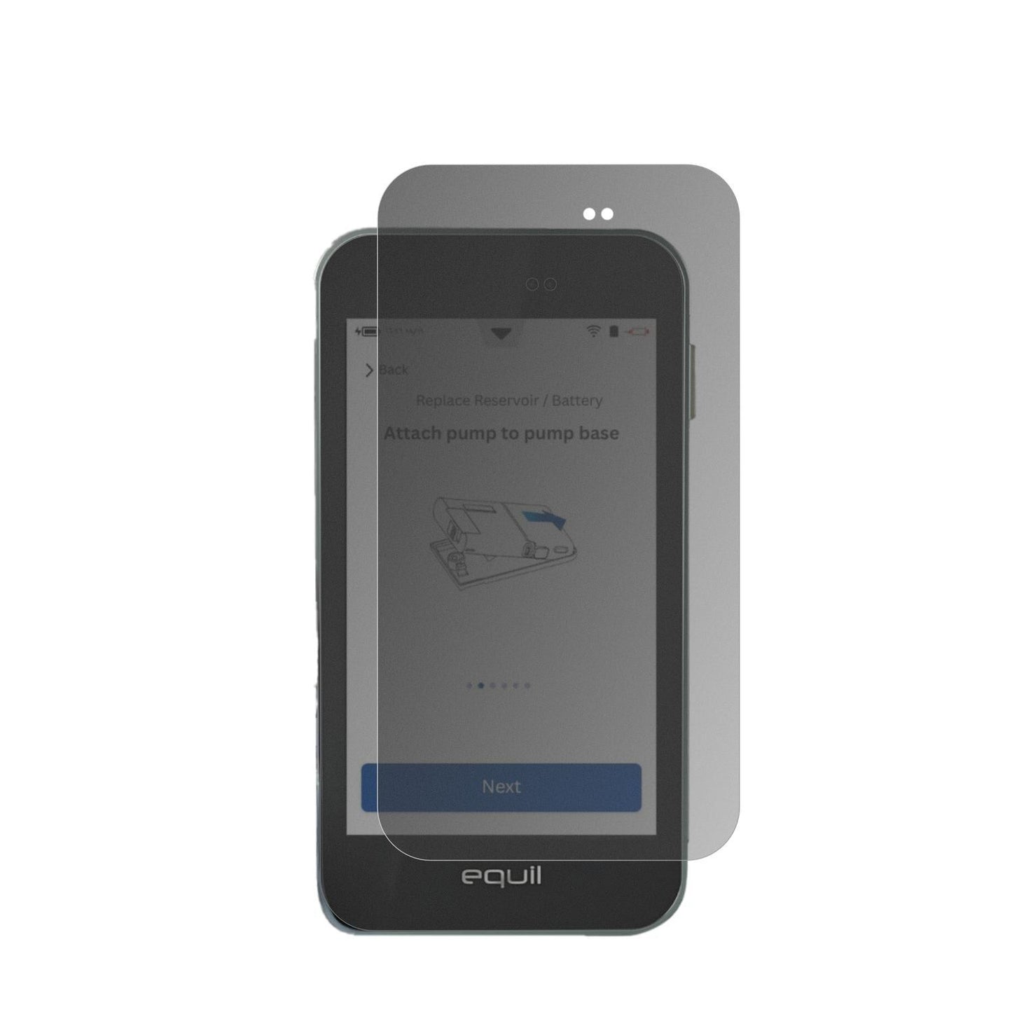 Blickschutzfolie für Equil S Patch 300U PDA matt S (2)
