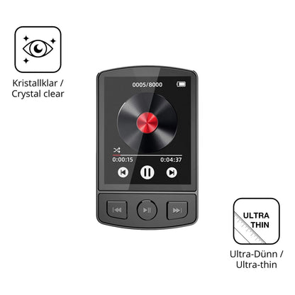 4x Schutzfolie klar für PORFOYO LB-ZZY MP3-Player  (5)