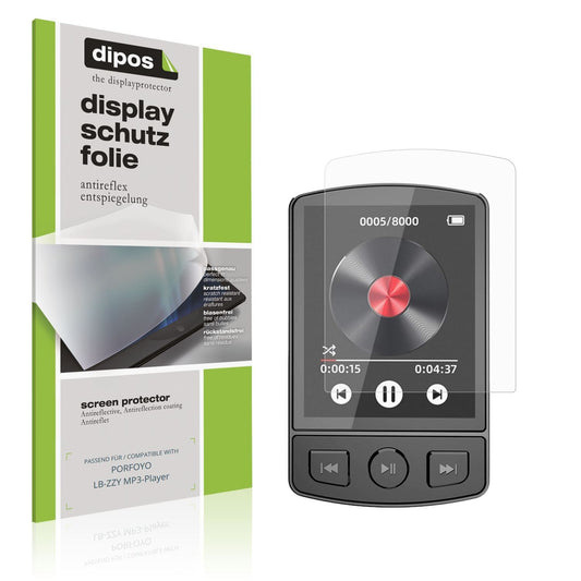 4x Schutzfolie matt für PORFOYO LB-ZZY MP3-Player  (1)