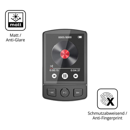4x Schutzfolie matt für PORFOYO LB-ZZY MP3-Player  (5)