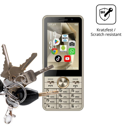 2x 9H Schutzfolie für PUSOKEI Senioren-Handy 3.5 Z (3)