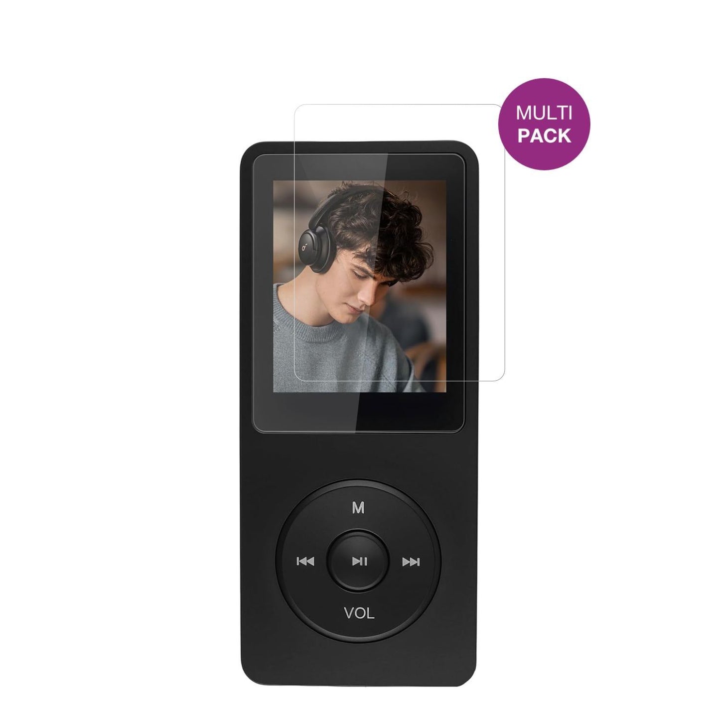 4x Schutzfolie klar für Poeloisy Q2 MP3-Player Dis (2)