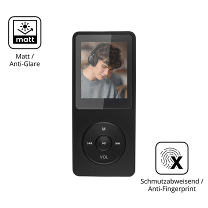 4x Schutzfolie matt für Poeloisy Q2 MP3-Player Dis (5)