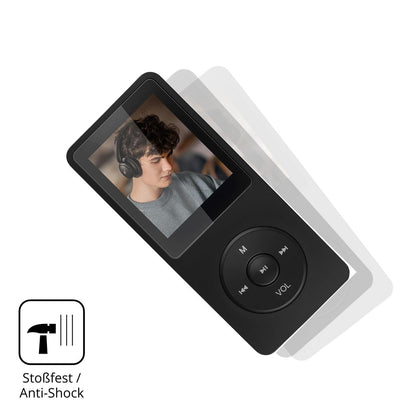 2x 9H Schutzfolie für Poeloisy Q2 MP3-Player Panze (4)