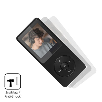 2x 9H Schutzfolie matt für Poeloisy Q2 MP3-Player  (4)