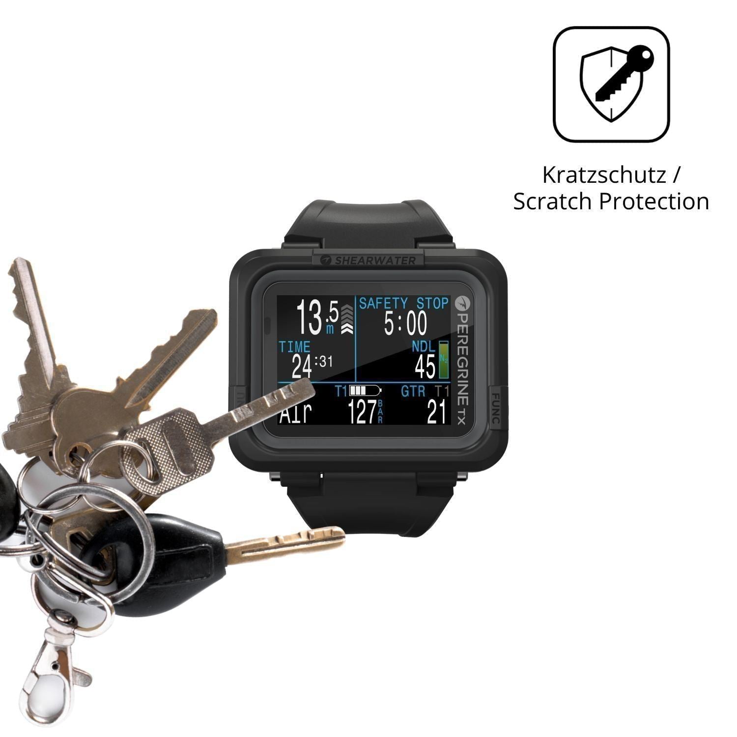 6x Schutzfolie klar für Shearwater Peregrine TX Di (4)