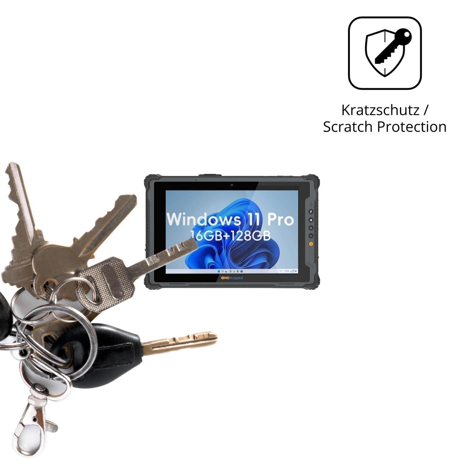 2x Schutzfolie klar für ONERugged M20A Display-Sch (4)