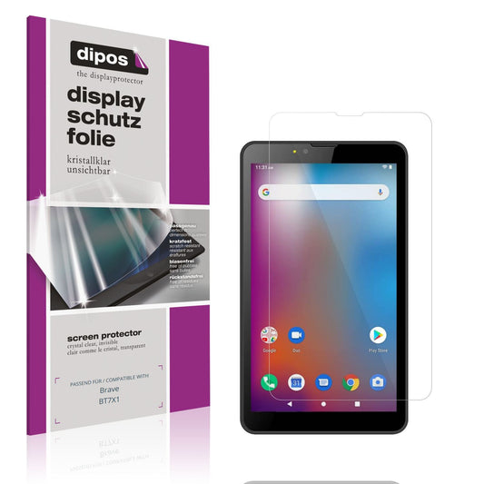 2x Schutzfolie klar für Brave BT7X1 Display-Schutz (1)