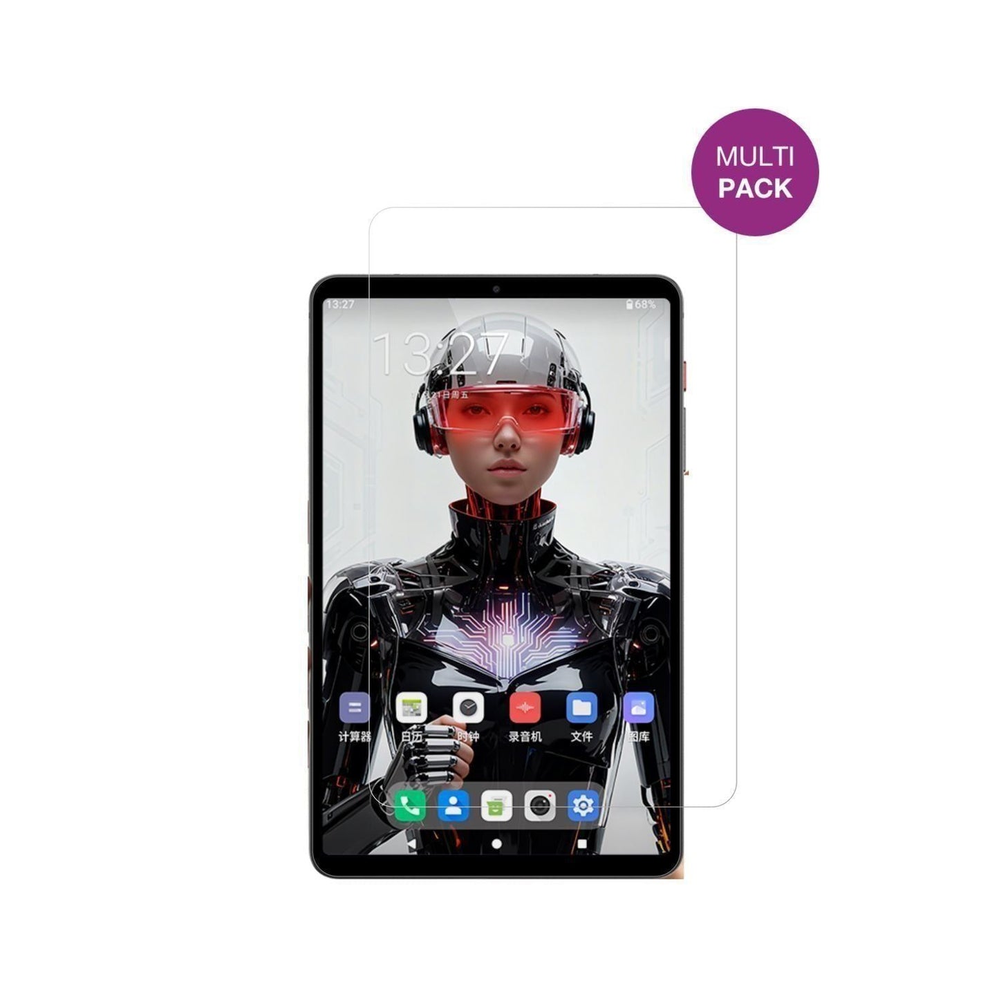 2x Schutzfolie klar für BNCF BPad T1 Display-Schut (2)
