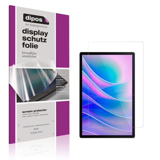 2x Schutzfolie klar für Acer Iconia A14 Display-Sc (1)