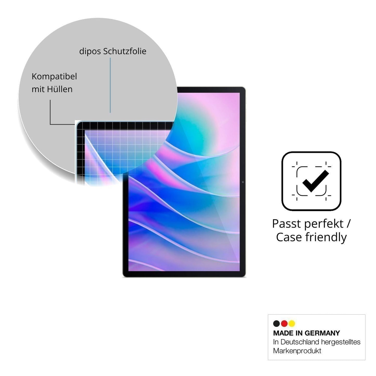 2x Schutzfolie klar für Acer Iconia A14 Display-Sc (6)