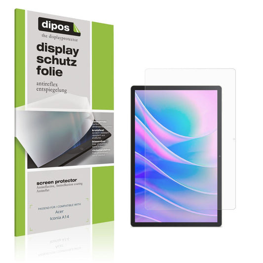 2x Schutzfolie matt für Acer Iconia A14 Display-Sc (1)