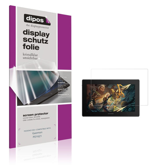 2x Schutzfolie klar für Gaomon PD1621 Display-Schu (1)