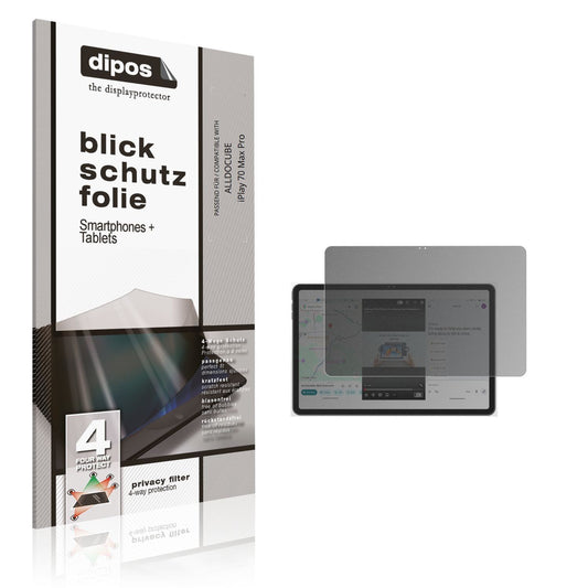 Blickschutzfolie für ALLDOCUBE iPlay 70 Max Pro ma (1)