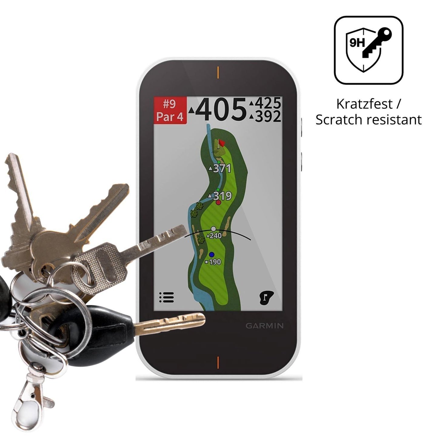 2x 9H Schutzfolie für Garmin Approach G80 Panzerfo (3)