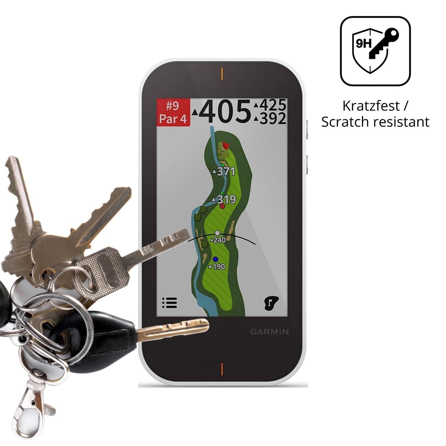 2x 9H Schutzfolie für Garmin Approach G80 Panzerfo (3)