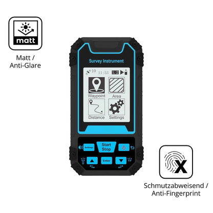 2x Schutzfolie matt für Asixxsix GPS Land-messer D (5)