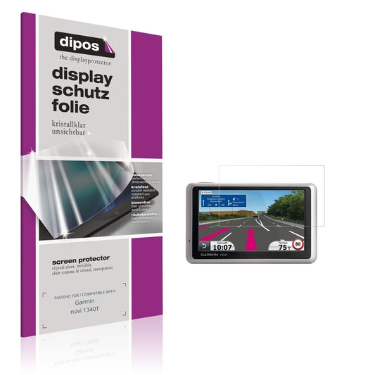 2x Schutzfolie klar für Garmin nüvi 1340T Display- (1)
