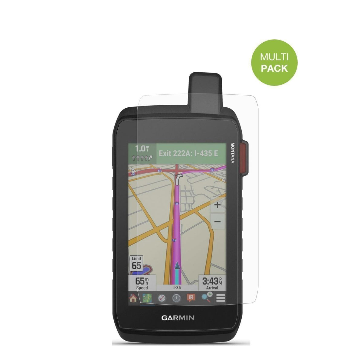 2x Schutzfolie matt für Garmin Montana 710i Displa (2)