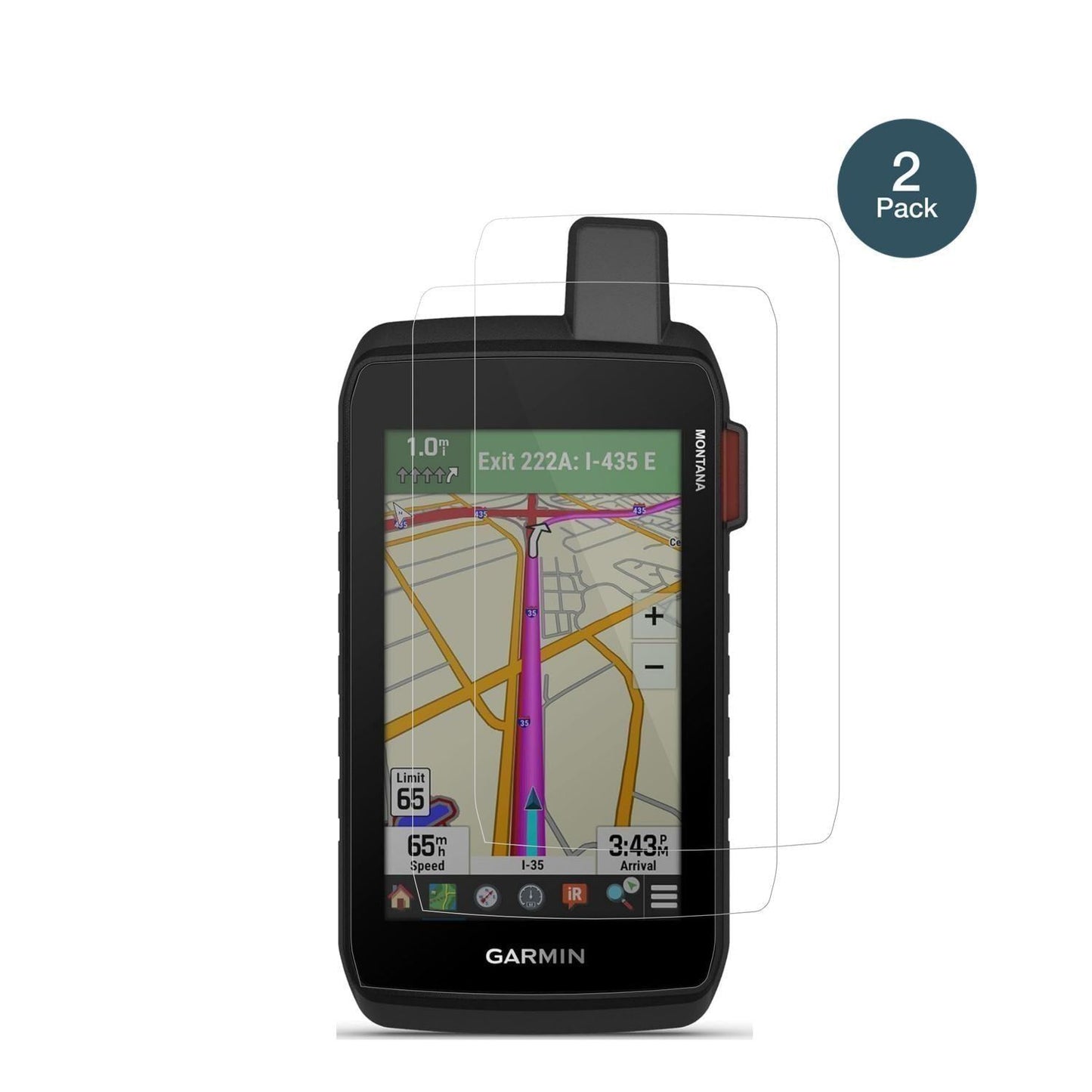 2x 9H Schutzfolie für Garmin Montana 710i Panzerfo (2)