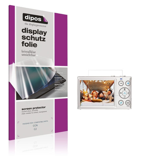 4x Schutzfolie klar für CCN C2 Display-Schutzfolie (1)