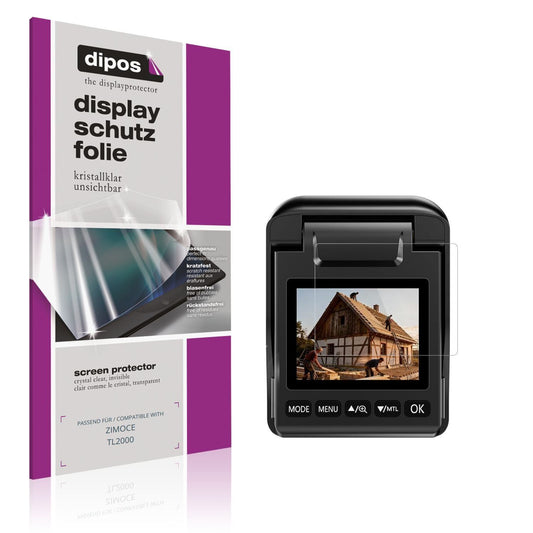 4x Schutzfolie klar für ZIMOCE TL2000 Display-Schu (1)