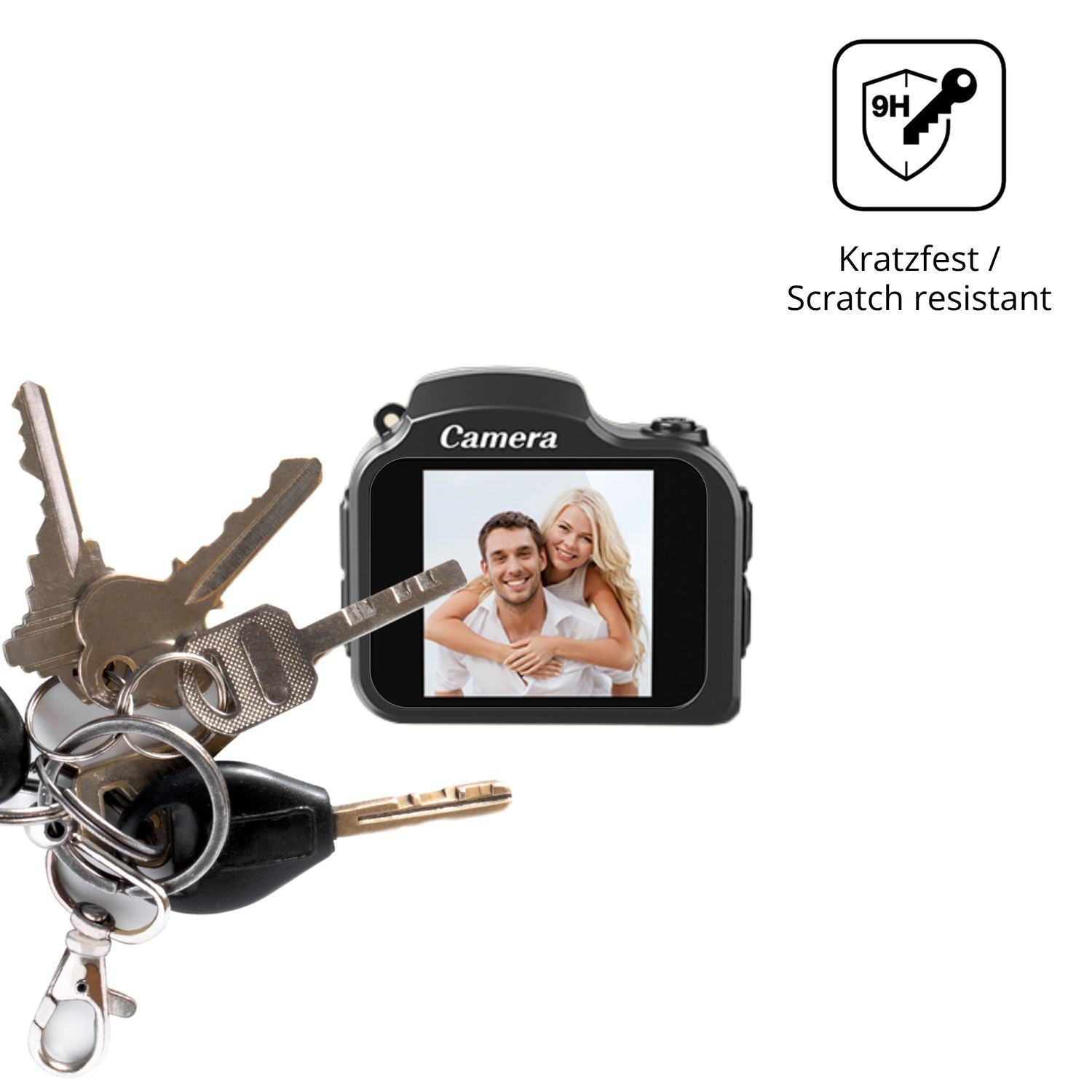 2x 9H Schutzfolie für H-Bocam HJD02 Mini-Kamera Pa (3)