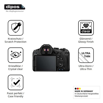 4x Schutzfolie klar für Canon EOS R6 Mark III Disp (7)