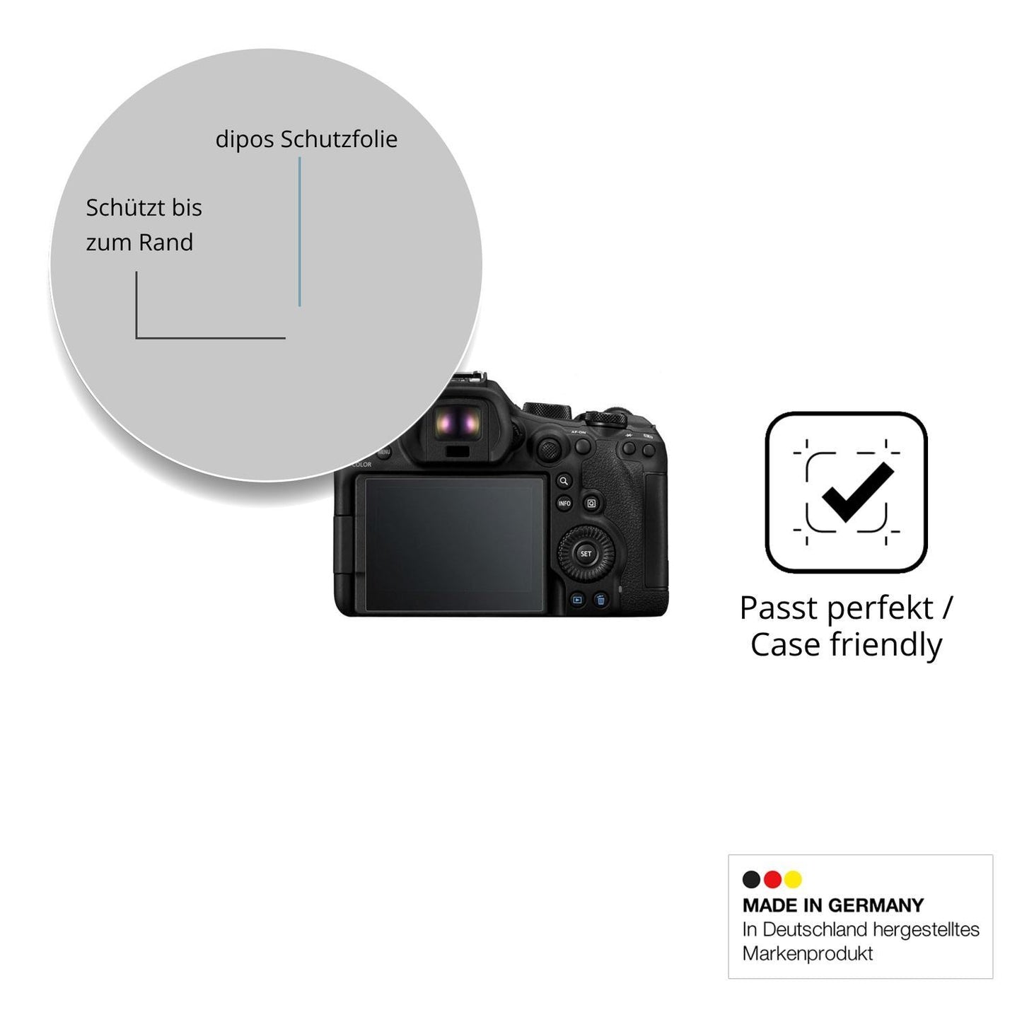 2x 9H Schutzfolie für Canon EOS R6 Mark III Panzer (6)