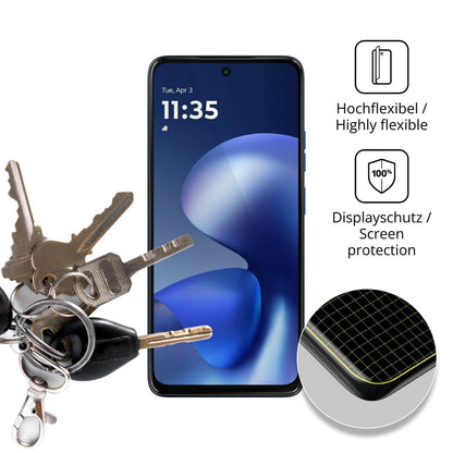 2x 3D Full Cover Schutzfolie für Motorola Moto G47 (3)