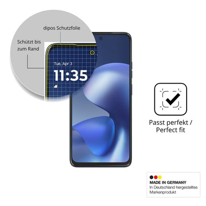 2x Full Cover Schutzfolie matt für Motorola Moto G (6)