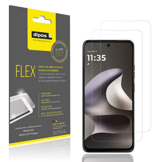2x 3D Full Cover Schutzfolie für Motorola Moto G37 (1)