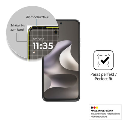 2x Full Cover Schutzfolie matt für Motorola Moto G (6)