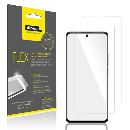 2x 3D Full Cover Schutzfolie für General Mobile GM (1)
