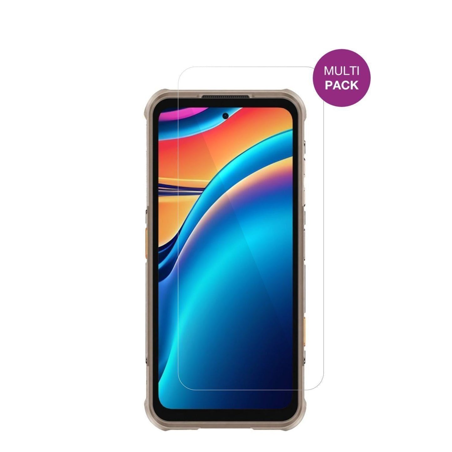4x Schutzfolie klar für RugOne Xever 8 Display-Sch (2)