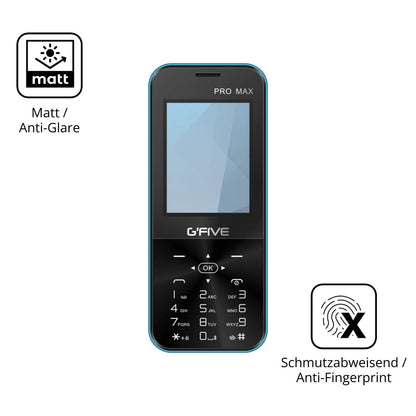 4x Schutzfolie matt für GFive Pro Max Display-Schu (5)