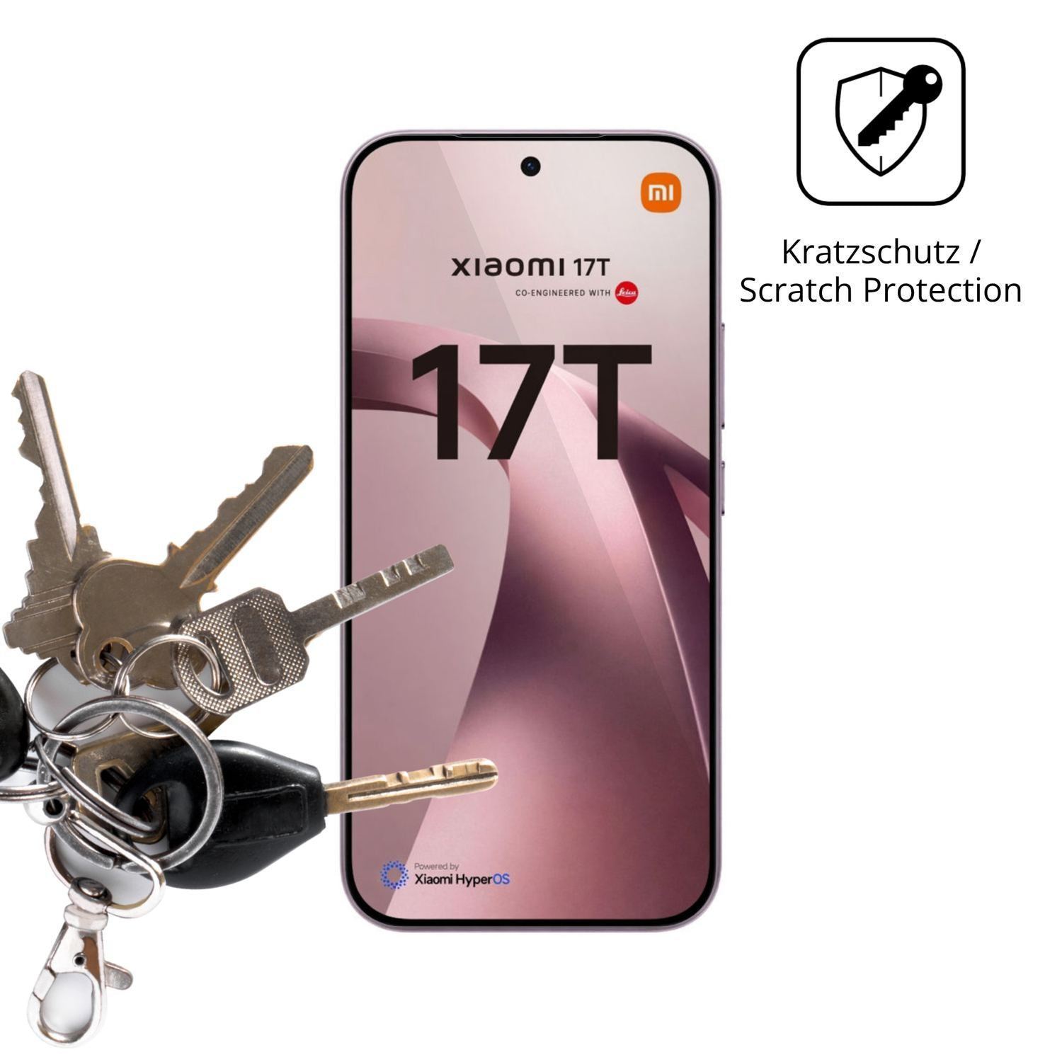 4x Schutzfolie klar für Xiaomi 17T Display-Schutzf (4)