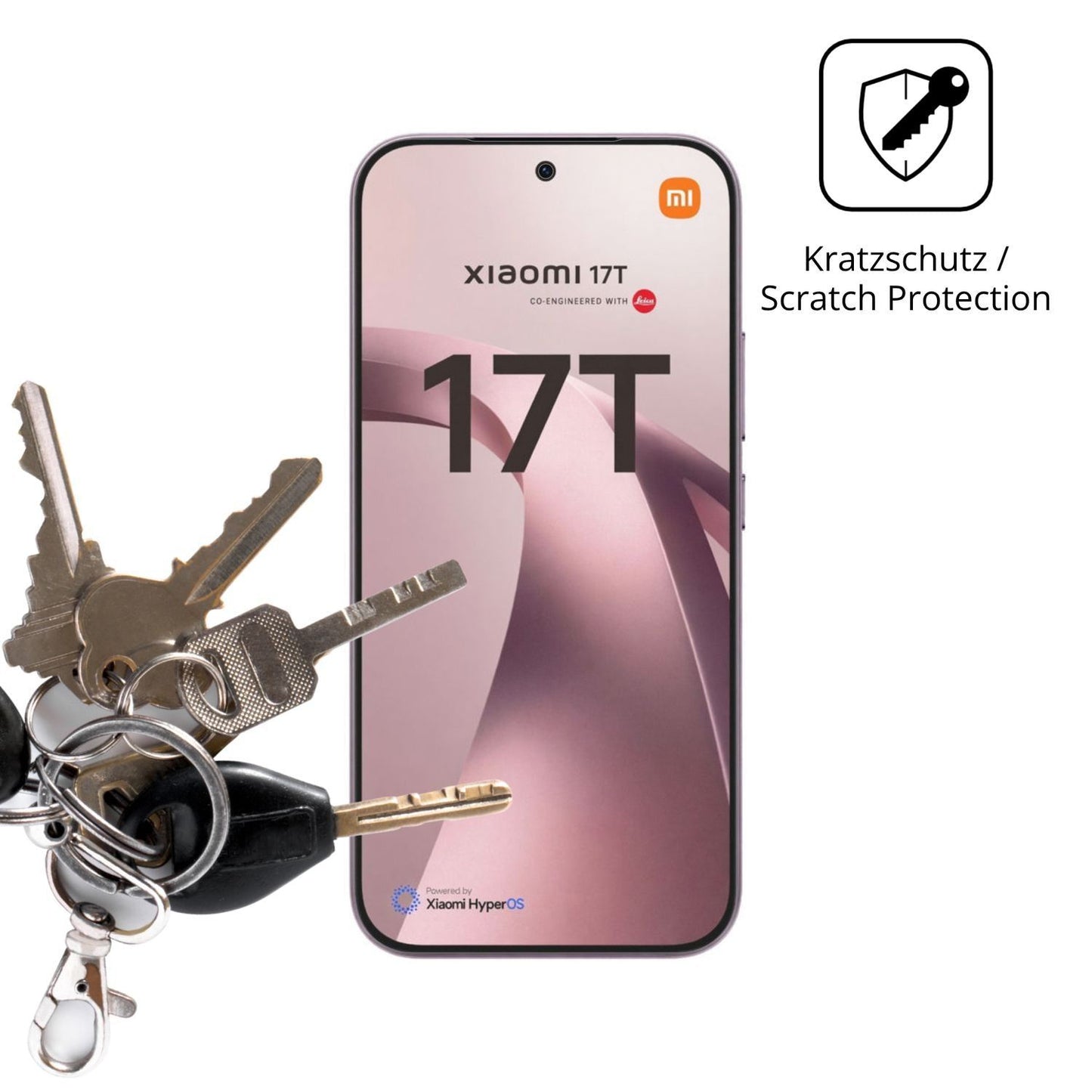 4x Schutzfolie matt für Xiaomi 17T Display-Schutzf (4)
