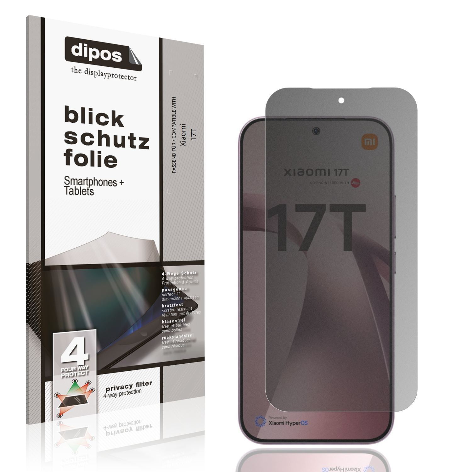 Blickschutzfolie für Xiaomi 17T matt Schutzfolie P (1)